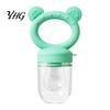 Baby Feeding Training Tool Silicone Fruit Feeder/Mold, Food Teething Relief Pacifier, Easy Led Weaning Supplies to Hold Safe Chewer for Infants Travel