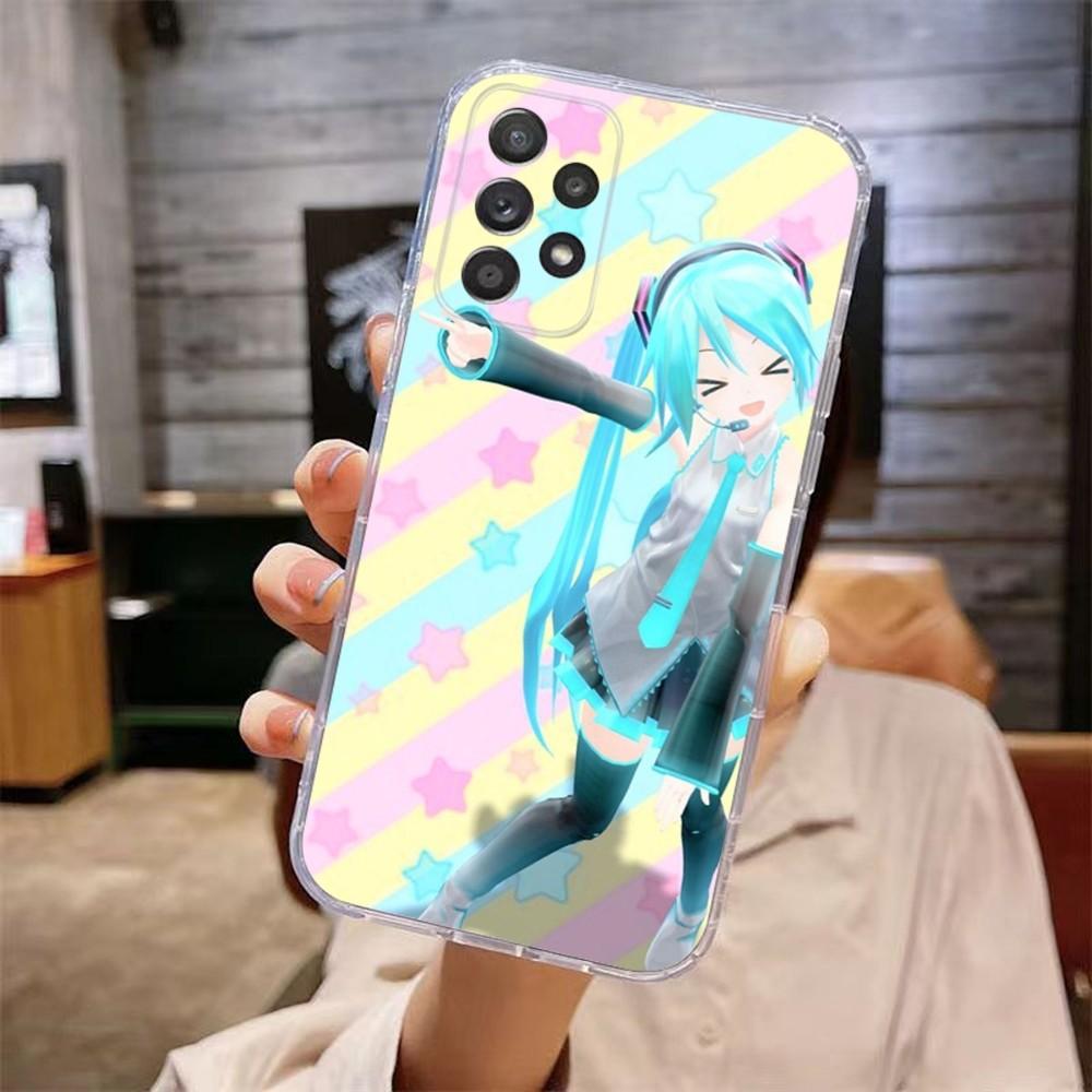 Anime M-MIKUS-S Phone Case For Samsung A 71,70,52,51,4G,40,31,50,20,21,S,12,10,Note20 Ultra,4G,Ultra,Soft Transparent Case
