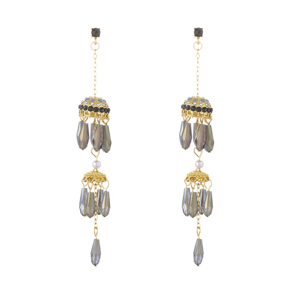 Ethnic Style Bell Fringed Earrings Women'S Fashion Exquisite Design Earrings Earrings Earrings