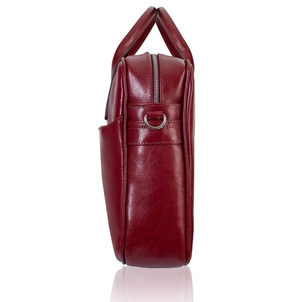 Skórzana torba tizano tm06 bordo
