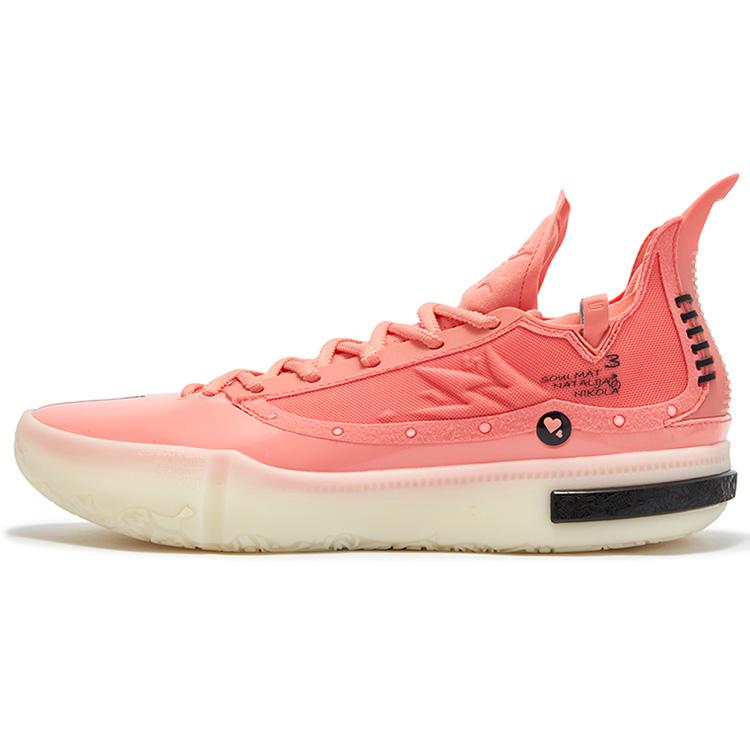 

новые 361° Joker 1 GT Амортизирующие, Нескользящие и Износостойкие Кроссовки с Низким Верхом для Баскетбола Мужские Звездно-розовые 42.5