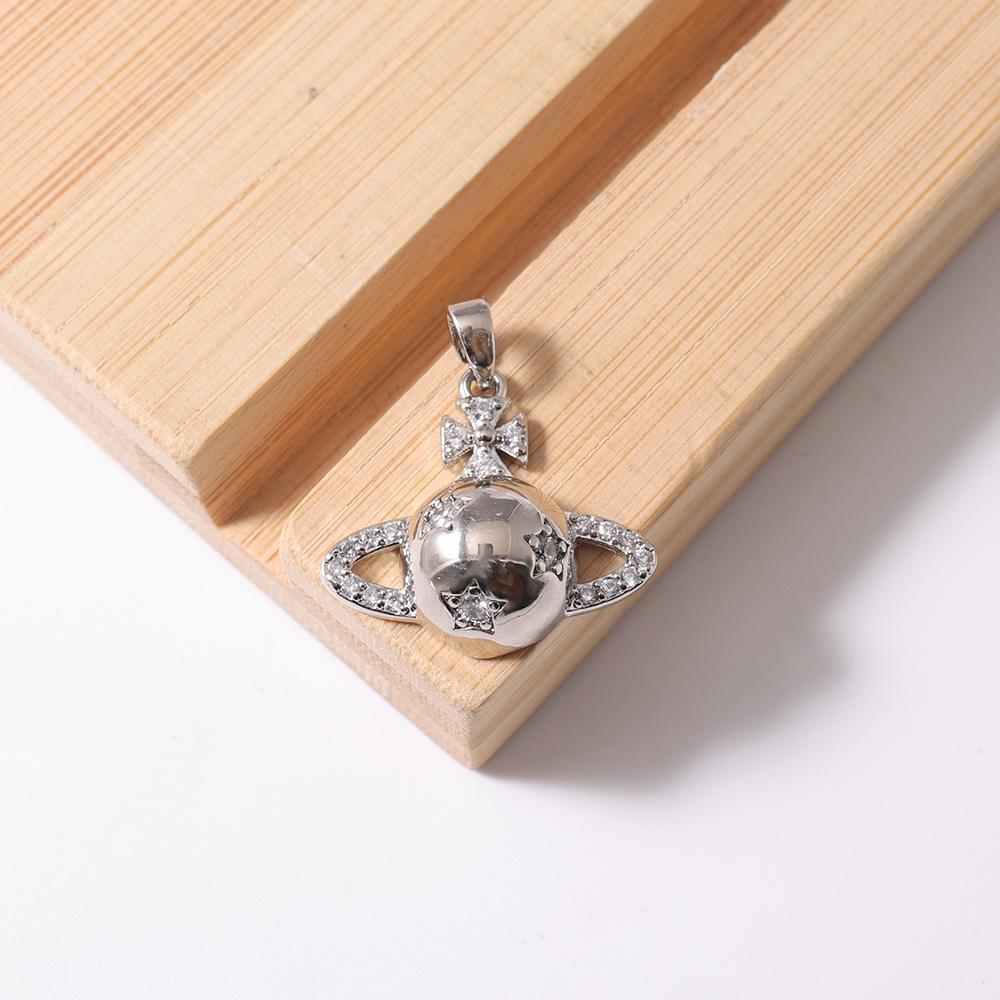 Подвеска  Звезда Земли  с бриллиантом, сохраняющая цвет, из 18-каратного золота: Модные, Роскошные и Цветные Изделия Ручной Работы.