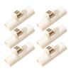 6 Pcs Non Slip Bed Sheet Clips Invisible Strong Grip Sheet Gripper Clamp Extra Large Non-marking Mattress Sheet Buckle Curtain