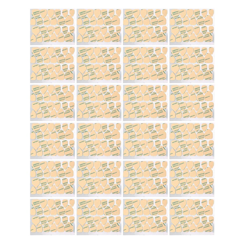 50 Sheets Nail Adhesive Tabs Double Side Nail Glue Sticker Resin Water Reistant Nail Glue Sticker