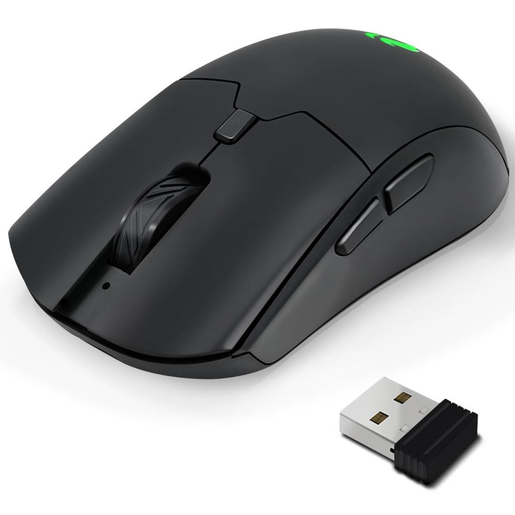 PiMivco Wireless Mouse, Quiet Bluetooth 5.2 & 2.4GHz, Wireless Type-C Rechargeable, Approximately 2 Months of Battery Life, 3 DPI Settings,