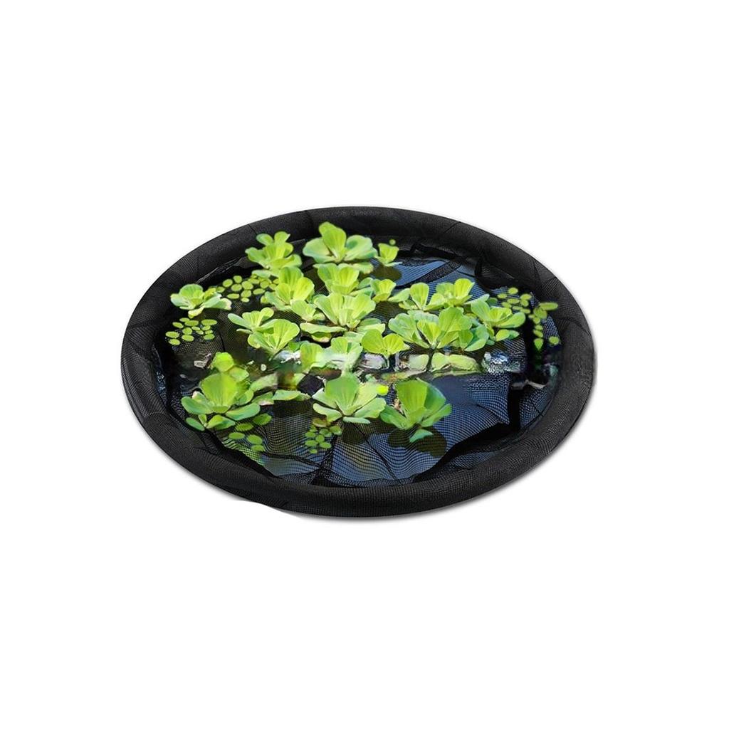 Floating Island Plant Protector Pond Basket with Fine Mesh Round Floating Flora Fish Barrier Floating Island Planter