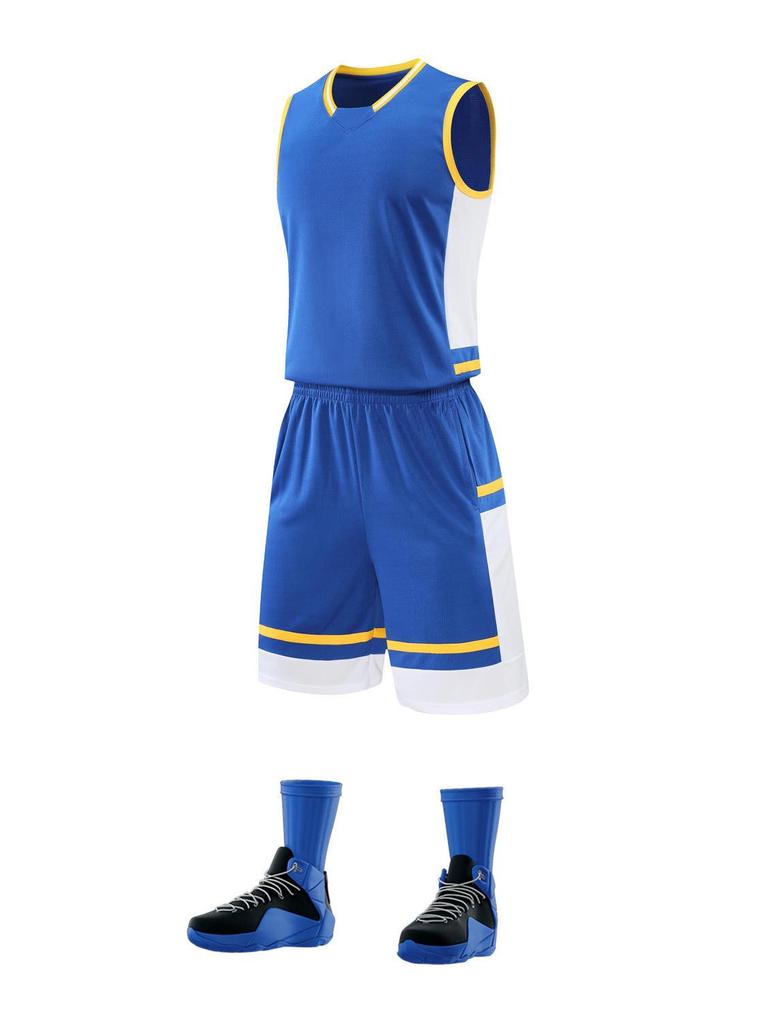 Children's and Adult Basketball Uniform Set - Team Competition Jersey