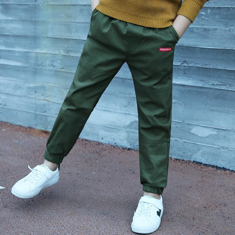

Новые зауженные брюки для мальчиков весна/осень — стильный корейский дизайн для повседневной носки 170 cm армия зеленый