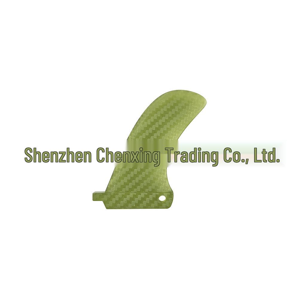 Surfboard Tail Fin Keychain Pendant зелёный