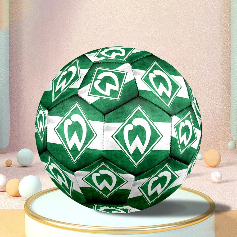 Green Bremen Emblem Size 5 Soccer Balls, Anti-Slip, Protective Football, Outdoor Sport, a Unique Gift Suitable for Him/her, Birthdays
