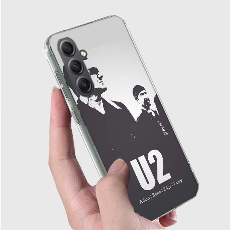 Band U2 Phone Case for Samsung A16 A26 A36 A56 A17 A37 A57 A07 A06 A02S A03 A04S A05S Galaxy Note 20 10 A50S A71 A51 A31 A30 A20