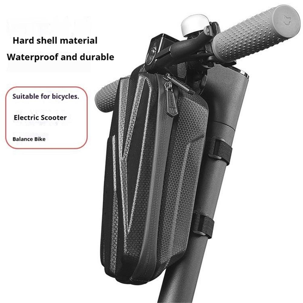 3L Large Capacity Electric Front Bag Waterproof EVA Hard Shell Bags Handlebar Hanging Bag Storage Accessories For Scooter