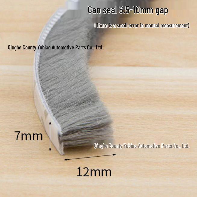 Self-Adhesive Soundproof & Heat Insulation Wool Strip for Doors & Windows - Windproof Gap Sealer
