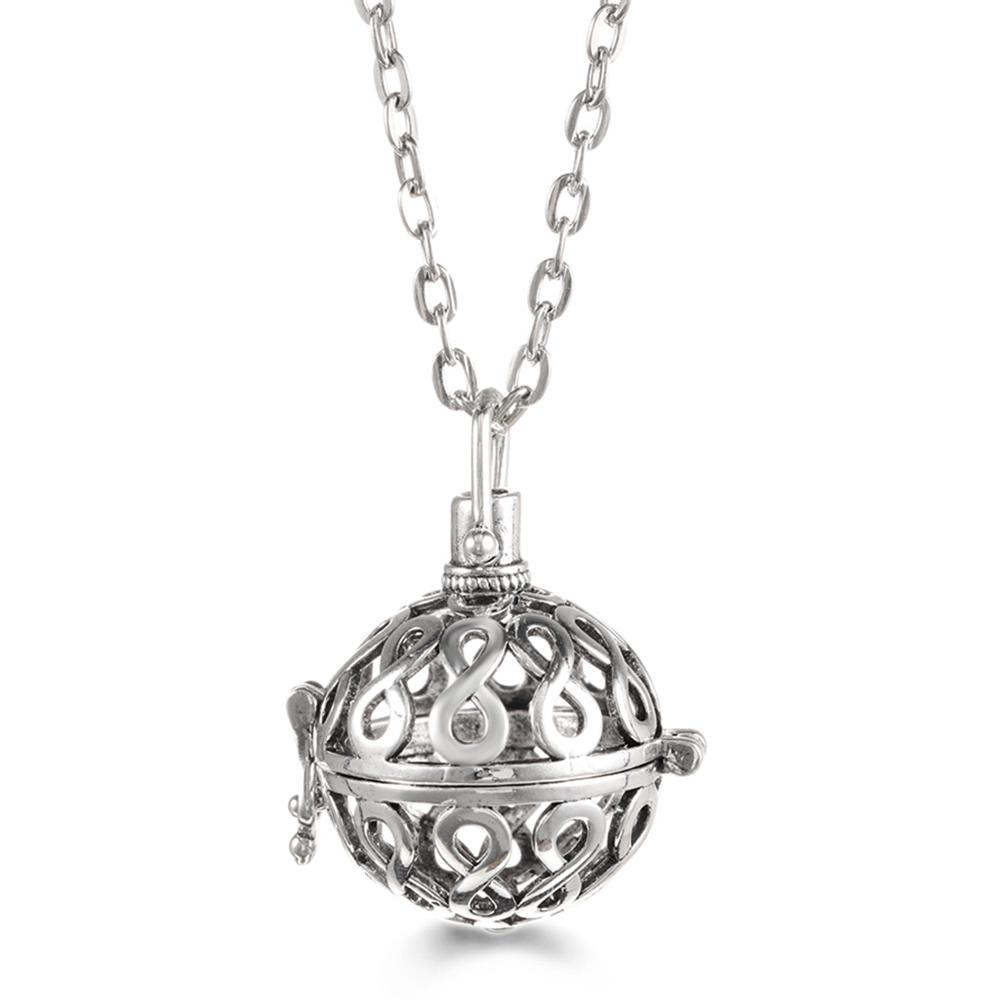 Russia Tradition Chime Exquisite Angel Wings Caller Necklace Essential Oil Diffuser Pregnant Woman Aromatherapy Pendant Jewelry