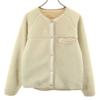 Columbia No collar, reversible Bore jacket M beige Outdoors Women Used