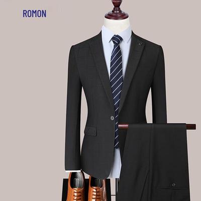 Herren Slim Fit Formelles Anzugset