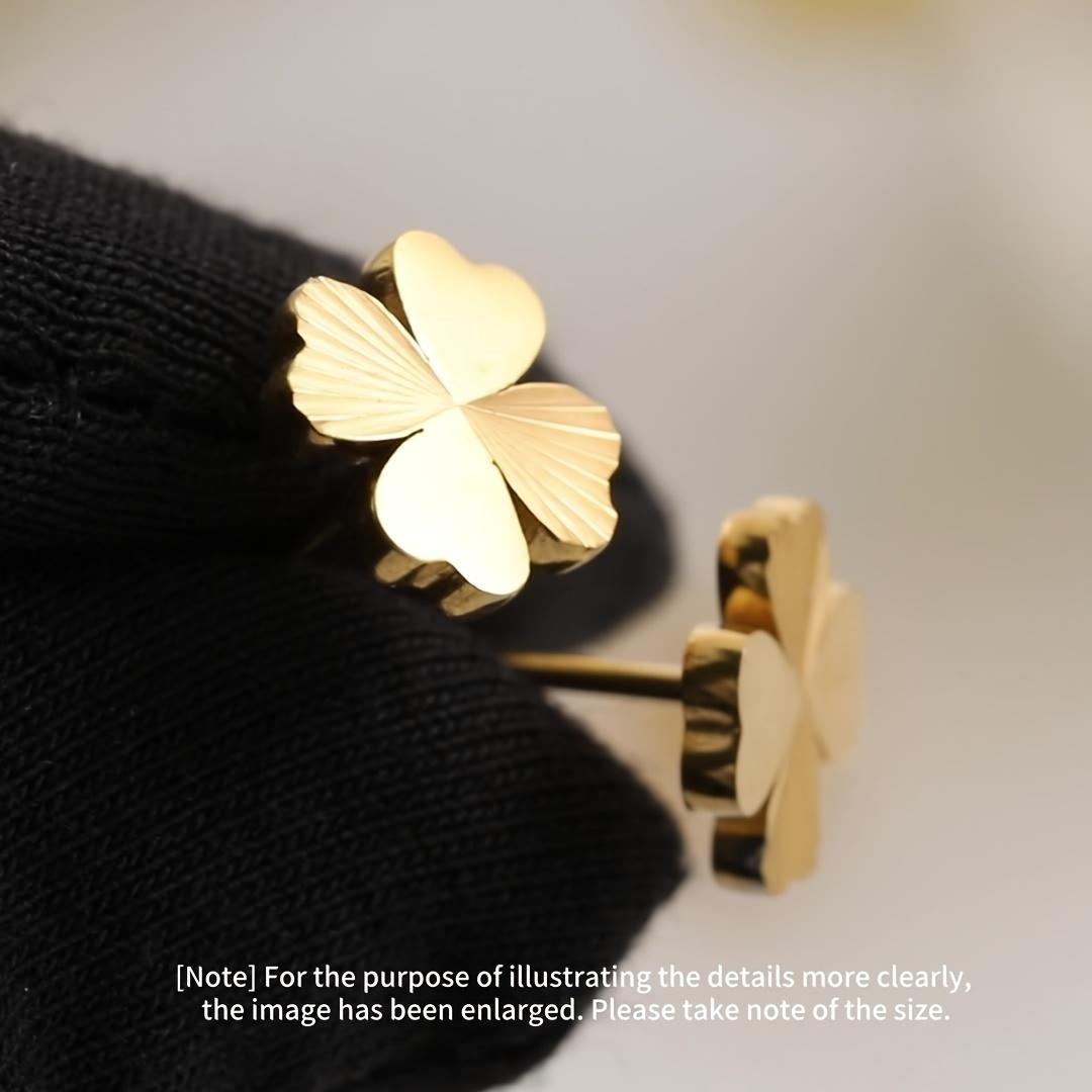 

Пара серег «Клевер», Легкий и прочный дизайн, Универсальные серьги для повседневной носки, Символизирующие изысканные серьги и удачу.