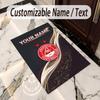 Crystal Velvet Rug Aberdeen FC Print Custom Name Text Floor Mat Home Decor