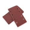 Multipurpose 185x93mm Flocking Sandpaper Sheets 8 Hole Design Anti Static Abrasives For DIYer Projects Smooth Finishing
