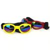 Dog Polarized Sunglasses Small Breed UV Protection Windproof Sun Glasses Pet Goggles Adjustable Folding Eye Wear with Elastic Band for Outdoor