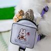 Pet Backpack Harness + Leash (L) (Purple Rabbit)