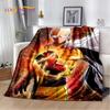 ONE PUNCH MAN Anime Cartoon Soft Plush Blanket,Flannel Blanket Throw Blanket for Living Room Bedroom Bed Sofa Picnic Cover Kids