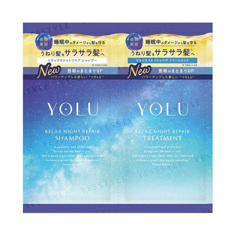 YOLU - Relax Night Repair Shampoo & Treatment Renewal Trial Set