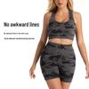 Hohe Taille Bauchkontrolle Yoga-Shorts - Schnelltrocknende und Po-Hebende Damen-Fitnesshose