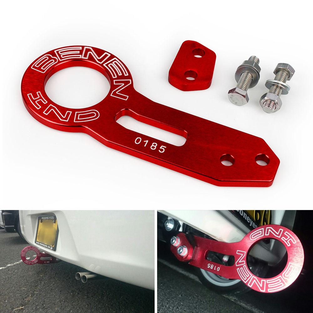 RASTP-1 Set Universal Aluminum Alloy Racing Rear Tow Hook Rear Tow Hook for Honda Civic Benen 0185 RS-TH002