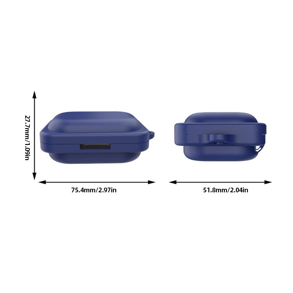 Custodia protettiva morbida in silicone anti-caduta per custodia di ricarica auricolari, cover in pelle con moschettone per Nothing Ear (un) Cuffie senza fili