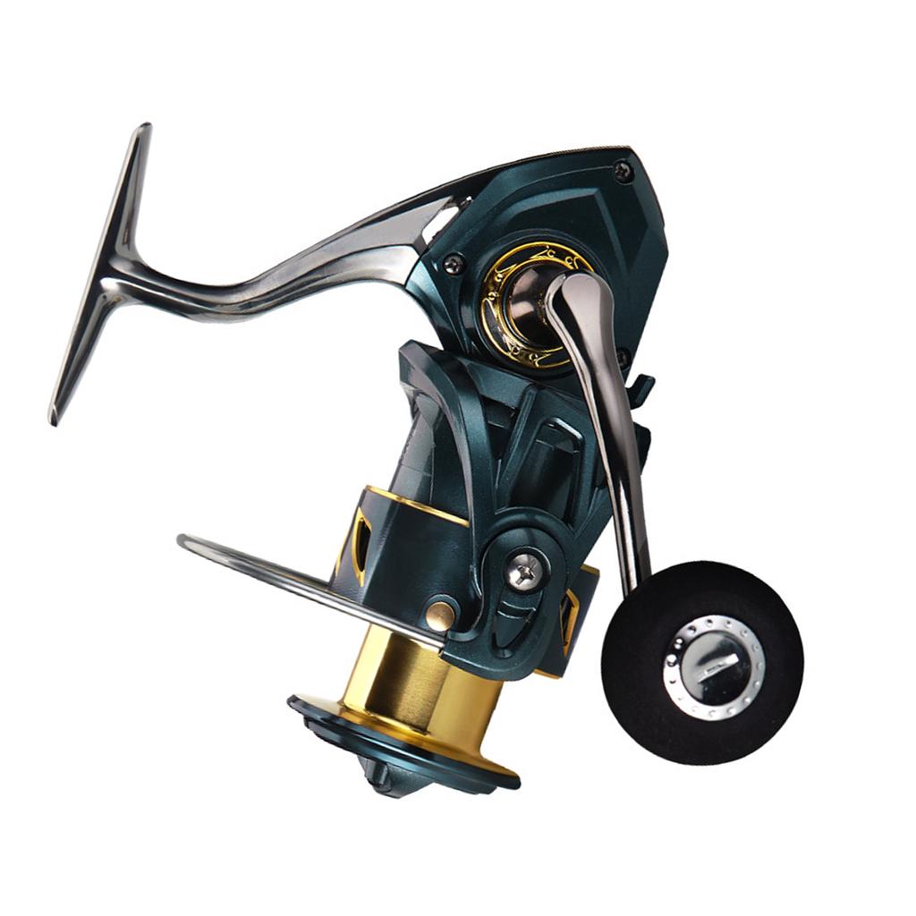 5.2:1 Spinning Reel CNC Metal Arm 3+1 BB Fishing Reel for Freshwater Saltwater Fishing SA2000