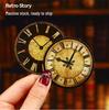 Retro Clock Series Sticker Pack: 10 Sheets of Vintage Scenery Stickers