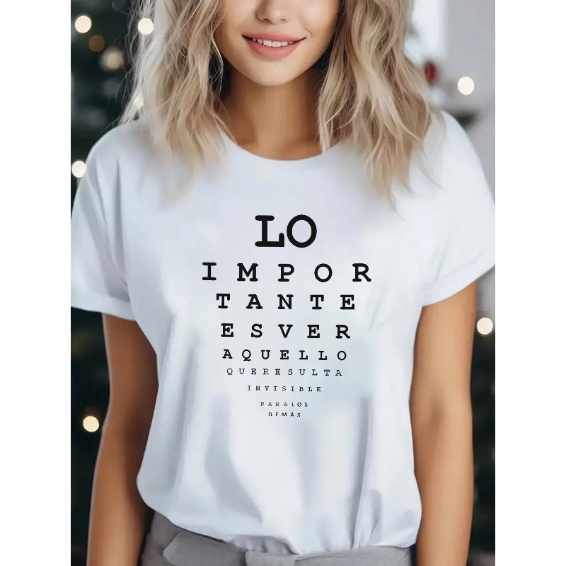 

Европейские размеры Женская модная креативная футболка, Стильная на все сезоны, Простая, Повседневная, Удобная, Модная, Мягкая, Для фитнеса, Для ежедневных занятий спортом на открытом воздухе S белый