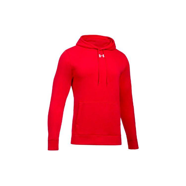 UA Training Hooded Pullover Sweatshirt Men Tops Red 1300123-600