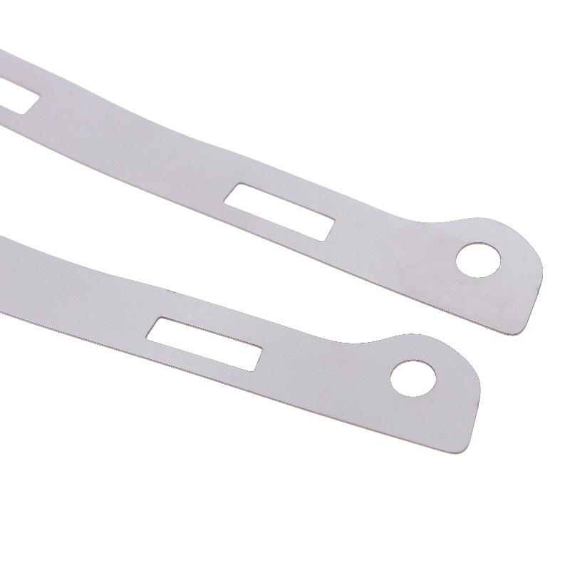 2Pcs Gap Broken Opening Bad Buckle Repair Metal Bracket For 5Th Generation City Gm6 Front Bumper Repair Metal Plate Buckle