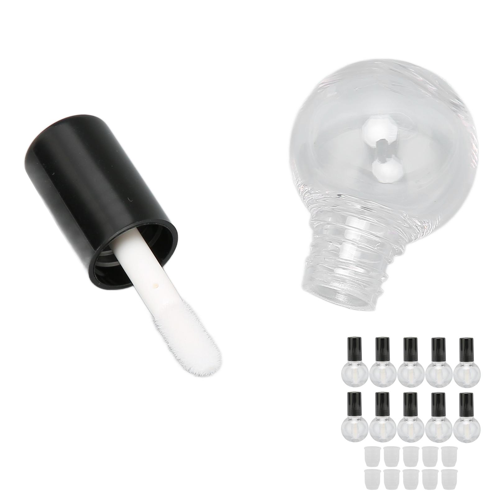 

10 шт. 5 мл пустые тюбики для блеска для губ контейнеры милый шариковый тип пластиковый многоразовый самодельный флакон для блеска для губ