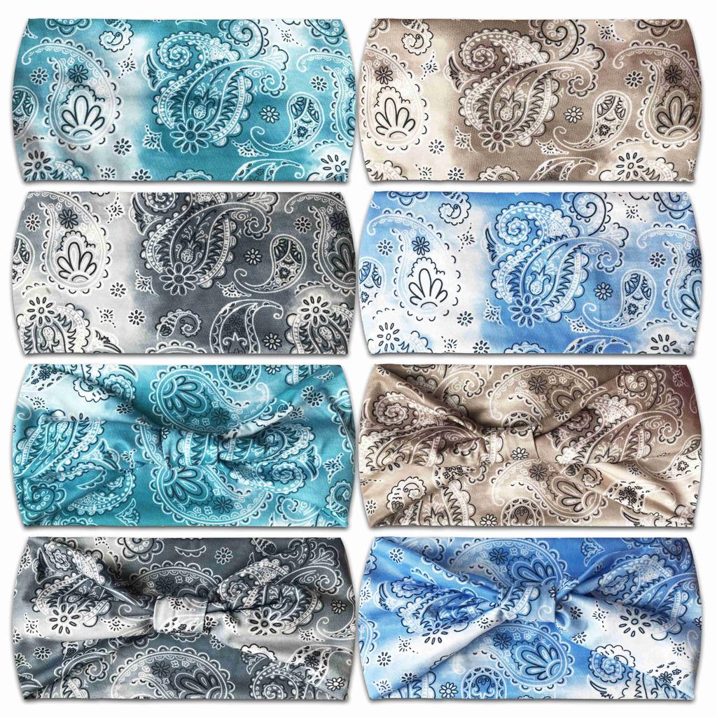 [Versatile Sports Yoga Hairbands Women] Bohemian Style Knitted Elastane Headbands - Versatile Sports and Yoga Hairbands for Women | Non-Slip