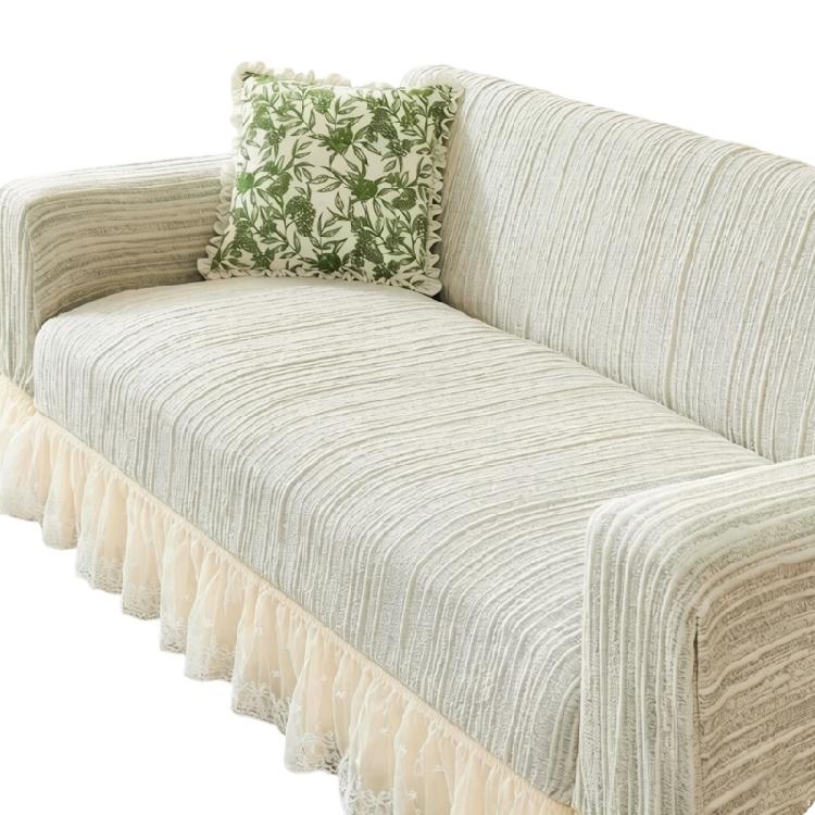 Universal Stretchable Sofa Protectors With Bottom Grip And Tear Resistant Fabric For Contemporary Living Room