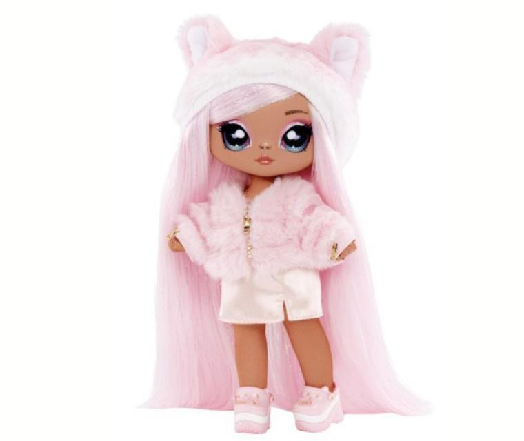 Buy NaNaNa Surprise 3in1 Backpack Bedroom Doll PINK KITTY S3