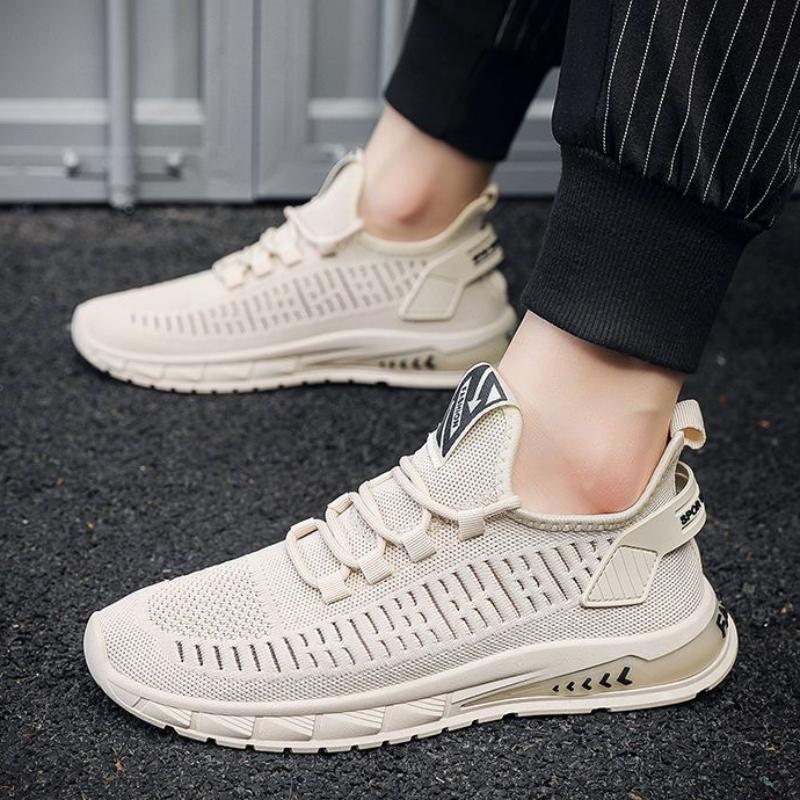 Fashion New Men Sneakers Summer Mesh Shoes Men's Casual Shoes Breathable Light Lace-Up Walking Footwear Tennis Men Masculino Zapatillas