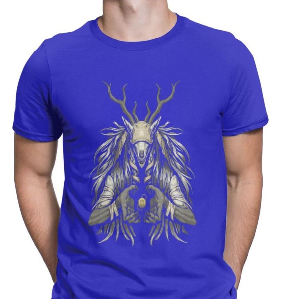 Men's Tops T Shirt The Supplicant Premium Cotton Tshirts Vicar Amelia Bloodborne Scary Harajuku Halloween T Shirt Graphic