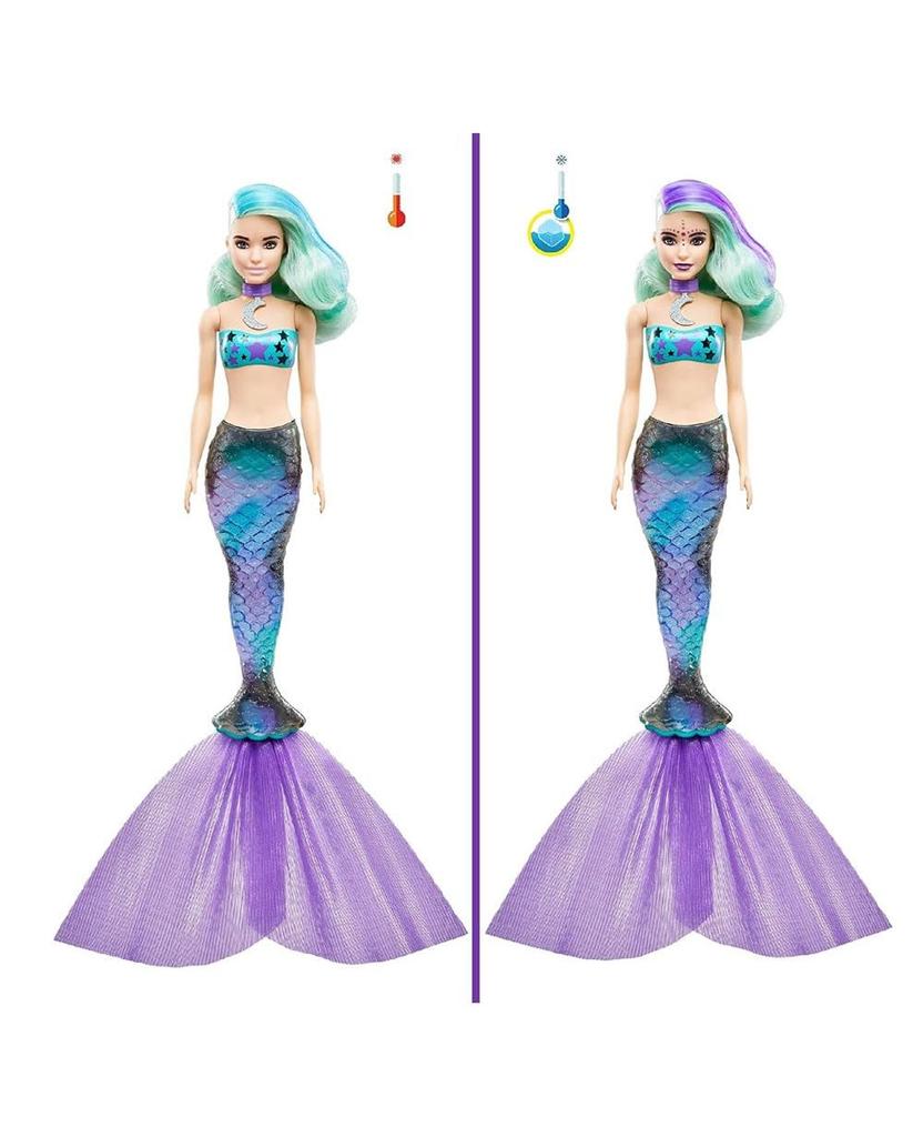 Mattel Barbie Color Reveal Doll: Mermaid Series, One Surprise ColorReveal with Each Transaction