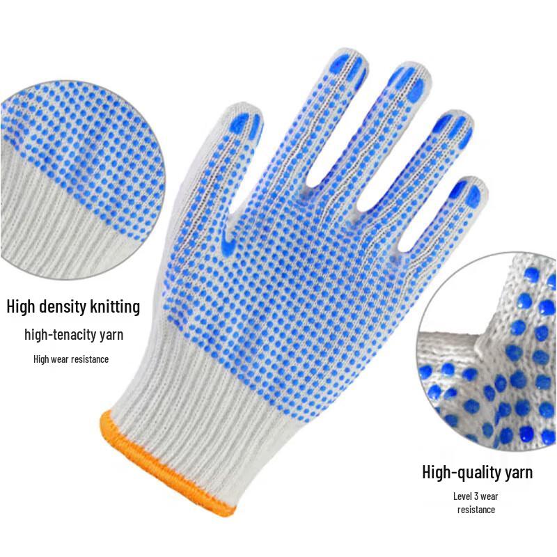 Dotted Grip Work Gloves