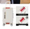2025 Women's Large Capacity Trolley Suitcase - Aluminum Frame, Combo Lock, Silent Universal Wheels, Fashionable Travel Case