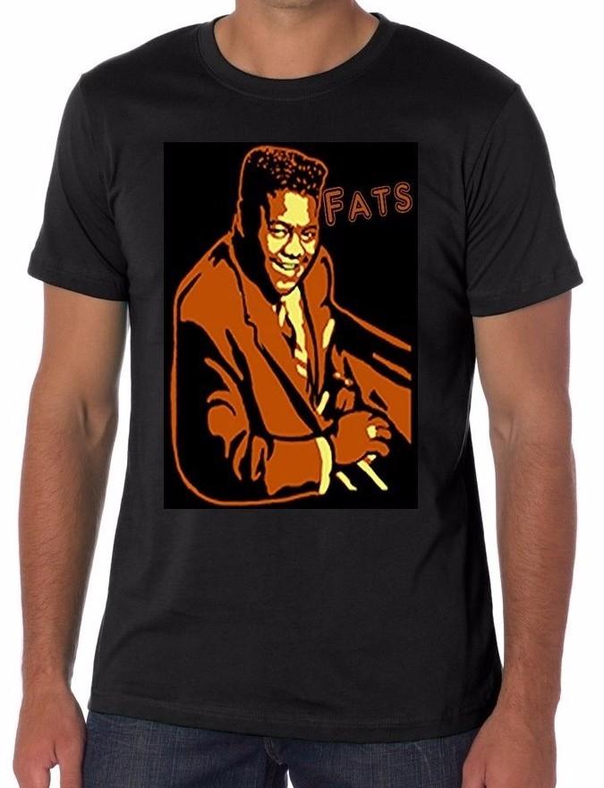 NEW Fats Domino Fats Blueberry Hill T Shirt Unisex T-Shirt L