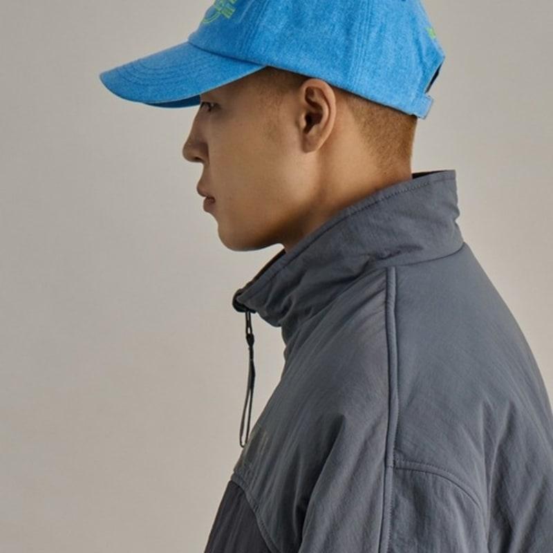 NONTYPE SYMBOL WASHED BALL CAP (BLUE)