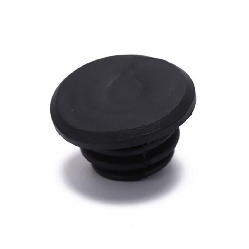 6pcs Bike Black Mini Rubber Grip Handlebar Bar End Plugs Stoppers Caps