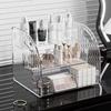 Transparent Acrylic Cosmetic Organizer Multi-Tier Desk Stand Household Storage for Makeup Skincare Lipsticks Brushes