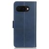 For Google Pixel 9a Case Stand Cowhide Texture PU Leather Phone Cover