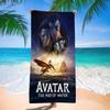 Sci-Fi Filme A-Avatar Vintage Mikrofaser Decke Schnelltrocknende Strandtücher Übergröße Druck Super Saugfähiges Poolhandtuch